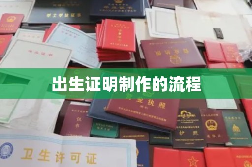 从江出生证明制作的流程