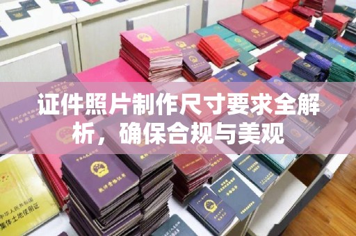 从江证件照片制作尺寸要求全解析，确保合规与美观