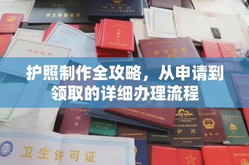从江护照制作全攻略，从申请到领取的详细办理流程
